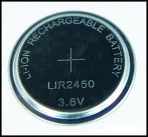 3.6v <span class=keywords><strong>pile</strong></span> bouton rechargeable lir2450 <span class=keywords><strong>CR2450</strong></span> 2450 - Product Image 2