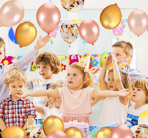 Globo Explosivo de Confeti Dorado de 12 Pulgadas, Material de Látex Natural Decorativo para Fiestas y Eventos - Product Image 5
