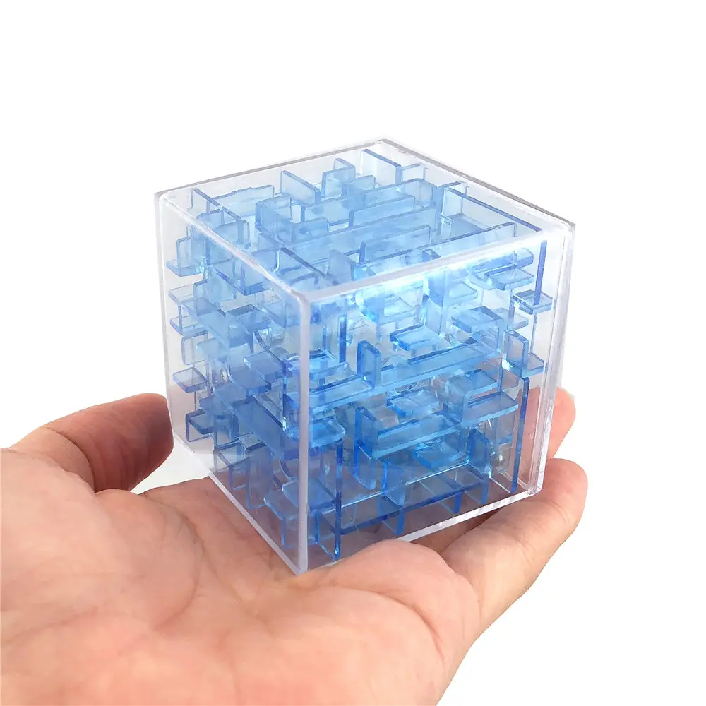 3D Balance เกมเด็กของเล่นพลาสติกโปร่งใส Magic Maze Cube จากจีน