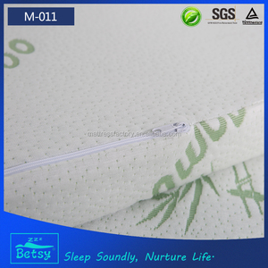 Cooling Gel Dệt Kim Quilted Bamboo <span class=keywords><strong>Memory</strong></span> <span class=keywords><strong>Foam</strong></span> Mattress <span class=keywords><strong>Topper</strong></span> Với Zipper Cover - Product Image 3