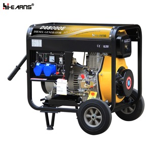 히언스 6.5KW 휴대용 오픈 프레임 모델 <span class=keywords><strong>8KVA</strong></span> 디젤 발전기 판매 - Product Image 2