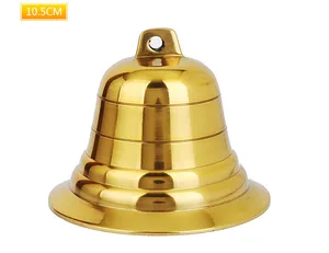 4 “Eco-Life Brass Solid Harbor Nautical Ship Bell