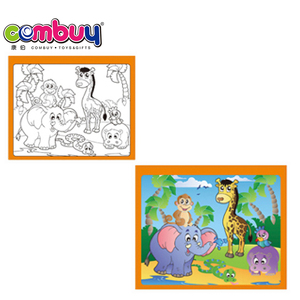มาใหม่ภาษาอังกฤษการ์ตูนสวนสัตว์ของเล่นภาพหนังสือวาดภาพ