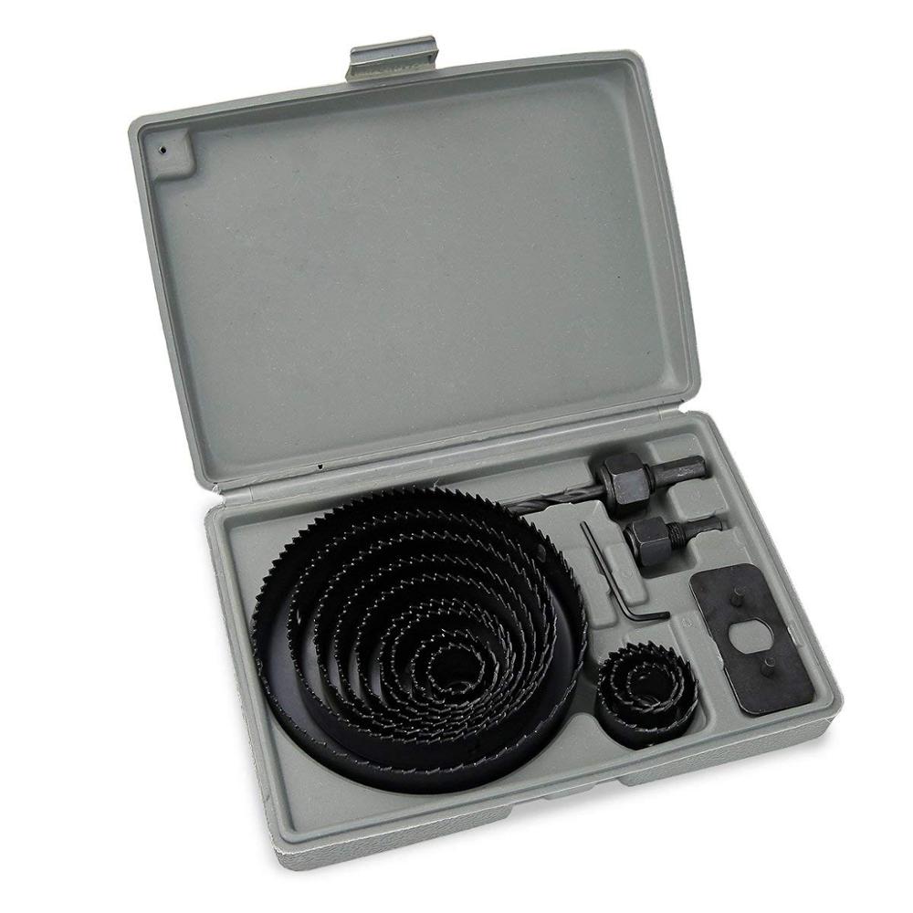 16 шт. кольцевая пила Комплект деревообрабатывающие фрезы Инструмент Сверла Набор