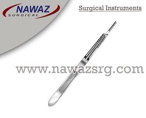 ด้ามจับมีดผ่าตัดทำจากสเตนเลสยาว21ซม. ด้ามจับโลโก้ออกแบบได้ตามต้องการ - Product Image 2