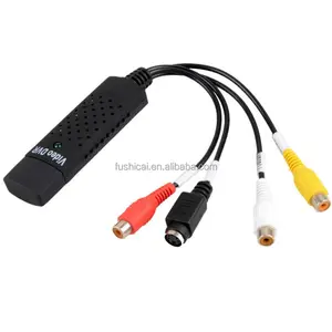 מכשיר USB2.0 לכיסוי אודיו ווידאו קלה תומך ב-Windows XP/7/Vista 32 מכשיר נוח ללכידת וידאו ואודיו