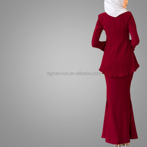 Moderne Nouveau Design <span class=keywords><strong>Baju</strong></span> <span class=keywords><strong>Kurung</strong></span> Kebaya Simple Fantaisie Exquis Mode <span class=keywords><strong>Baju</strong></span> <span class=keywords><strong>Kurung</strong></span> - Product Image 3
