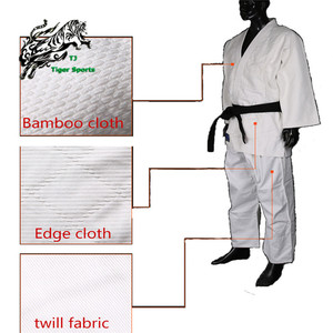 武道服柔道スーツ中国メーカー卸売綿100% 柔道<span class=keywords><strong>gi</strong></span>制服竹生地柔道着物 - Product Image 5