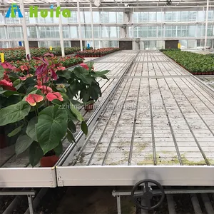 Huifa Agriculture Movable Flood and Drain 4x8 table Greenhouse Seeding Nursery Bed