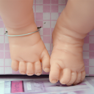 Poupée en plastique de 33cm pour bébé poupée en silicone réaliste - Product Image 6