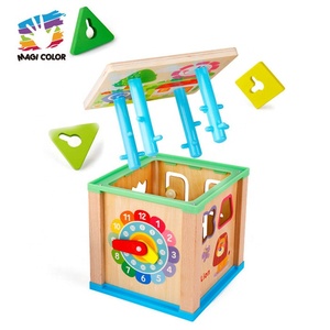 Nuovo arrivo educativo gioco cubo di attività in legno <span class=keywords><strong>per</strong></span> i più piccoli W12D172 - Product Image 3
