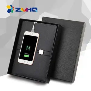 Business Advertising Custom Notebook A5 smart notebook lcd video power bank notebook