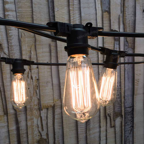 100Ft G40 Globe String Lights with Bulbs ,Outdoor Market Lights for ...