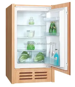 Refrigerador de una sola Puerta, refrigerador con pantalla, nevera pequeña