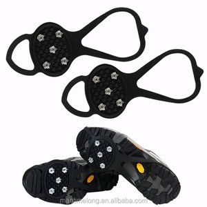सबसे अच्छा सौदा गर्म बर्फ बर्फ चढ़ाई विरोधी पर्ची Spikes पकड़ती Crampon Cleats 5-संवर्धन जूते कवर - Product Image 3