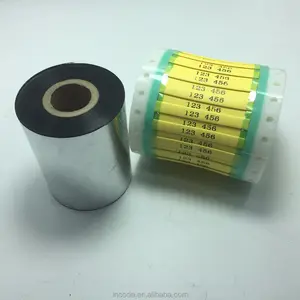 ความร้อน cable identification หลอด/พิมพ์ความร้อนป้าย/ลวดซูเปอร์เรซิ่น thermal transfer ribbon