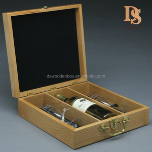 Деревянная коробка для упаковки бутылок и очков - Product Image 2