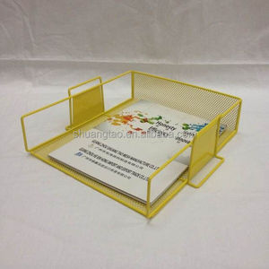 Thương mại đảm bảo tier kim loại Văn Phòng lưới Sắp Xếp Trên Bàn, lưới tài liệu chủ stand, Wire mesh khay Tập Tin - Product Image 4