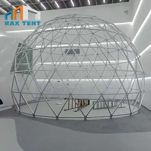 RAX çadır 8m/10m alüminyum alaşımlı yapı geodezik kubbe etkinlik ve sergi laboratuvar