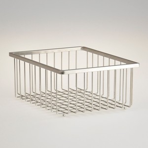 Panier d'angle mural à 2 niveaux en acier inoxydable - Product Image 2