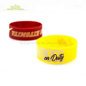 2024 2025 Promotion Hot Style Custom Logo Silicone Rubber Wristband OEM Silicone Bracelet