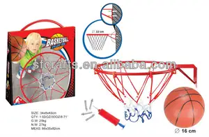 Basket bordo, basket play set, anello metallico basket giochi da tavolo giochi con la palla e pompa per i bambini, manifattura