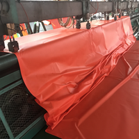 Bâche ignifuge de haute résistance de PVC ignifuge avec le style simple de revêtement stratifié