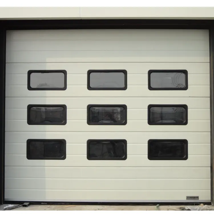 Wholesale industrial sectional roller shutter door with windows doors industrial