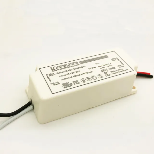 Controlador led para luces de techo, dispositivo de iluminación de 18-40V, 300MA, 700mA, 12W, 20W, 28W, IP65, modelo LKAD019F