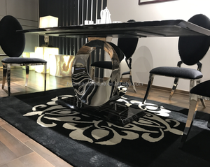 Phật Sơn Đồ Nội Thất Phòng Ăn Đặt Marble <span class=keywords><strong>Wedding</strong></span> Bàn Ăn Ghế Và Bàn - Product Image 3