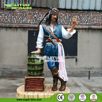 Patung Figur Taman Hiburan Frozen Lisa dan Anna