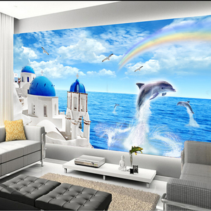 Papel pintado de gran tamaño de 3D Seafish para el hogar - Product Image 5