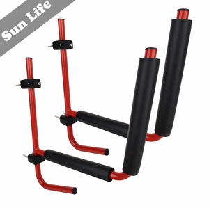 Pesado de acero Kayak de Kayak escalera de montaje en pared Rack de almacenamiento de tabla de surf canoa percha soporte del sostenedor del - Product Image 2