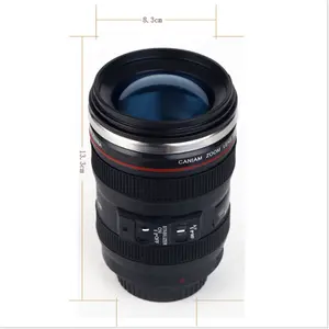 400ml Creative Camera Coffee Mugs Stainless Steel Lens Travel Mug Vacuum Flasks Thermocup Novelty Gifts Camera Lens Mug