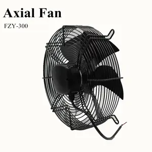 220V Suction/Blow Cold Room Condensing Unit with 300mm Axial Flow Fan Motor YWF4E-300 Cast Iron Blade Iron Blade Material