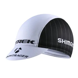 Gorra de ciclismo personalizada de algodón al por mayor en blanco