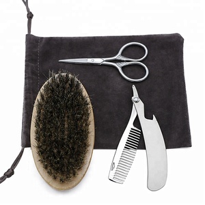 Mens Crescita della <span class=keywords><strong>Barba</strong></span> Prodotti Baffi Faccia Strumento di Pulizia <span class=keywords><strong>Barba</strong></span> Cura Grooming <span class=keywords><strong>Kit</strong></span> - Product Image 2