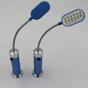 Support magnétique en Aluminium, batterie Flexible, lampe de Table 12 LED