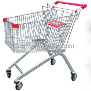 Carrito de compras de metal de 80L con precio barato, para el mercado europeo, a un precio muy bajo - Product Image 1