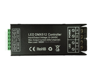 Contrôleur LED DMX512 RGB 3CH DC12V~24V 6A*3CH 432W Décodeur LED RGB DMX 512