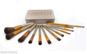 Venta caliente nake 3 cosméticos pinceles de maquillaje con caja de metal - Product Image 2