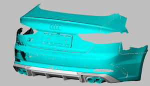 Lame de pare-choc arrière en Fiber de carbone, accessoire de voiture, Audi A5 <span class=keywords><strong>Sline</strong></span> S5 2 portes <span class=keywords><strong>4</strong></span> portes 2017 — 2018 - Product Image 3