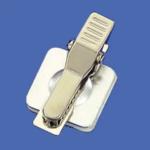 Id Clip Manufacturers Good Quality ID Name Badge Holder Suspender Clip Plastic Badge Clip