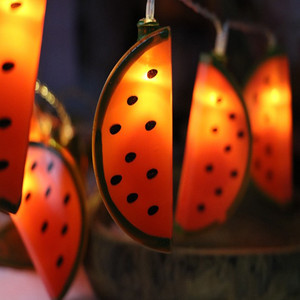 Mùa hè theo mùa <span class=keywords><strong>Led</strong></span> trang trí ánh sáng dưa hấu nhựa trái cây chuỗi đèn đầy màu sắc ngoài trời trong nhà môi trường xung quanh thiết lập tâm trạng - Product Image 5