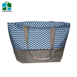 <span class=keywords><strong>Playa</strong></span> <span class=keywords><strong>XL</strong></span> <span class=keywords><strong>bolso</strong></span> de Chevron bolsa de malla con palmeados de - Product Image 3