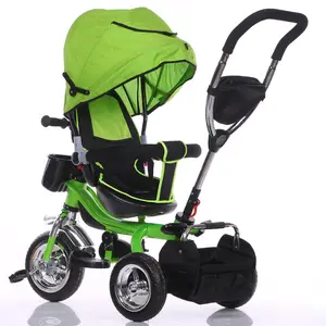 High qualität 4 in 1 baby dreirad mit 360 grad drehen sitz/baby kinderwagen für 1-5 jahre alt