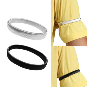 Hommes porte-chemise brassard élastique décontracté brassard antidérapant métal brassard extensible porte-jarretelles brassard accessoires - Product Image 2