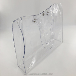 2018 Cina sacchetto del PVC, pvc trasparente sacchetto di plastica <span class=keywords><strong>con</strong></span> bottone <span class=keywords><strong>a</strong></span> pressione, PVC sacchetto cosmetico - Product Image 4