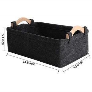 Scatola portaoggetti per <span class=keywords><strong>scrivania</strong></span> aziendale del fornitore più venduta scatola <span class=keywords><strong>portadocumenti</strong></span> in feltro per ufficio durevole - Product Image 2