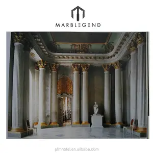 การออกแบบเสาประตูหินแกรนิตที่ทนทานตามธรรมชาติที่ละเอียดอ่อนภายนอกอาคารสูง - Product Image 1